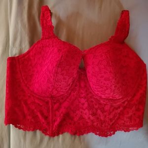 Red Body by Victoria Secret's Lined Demi Bra